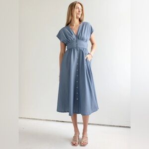 Flying Tomato || Vega Chambray Dress